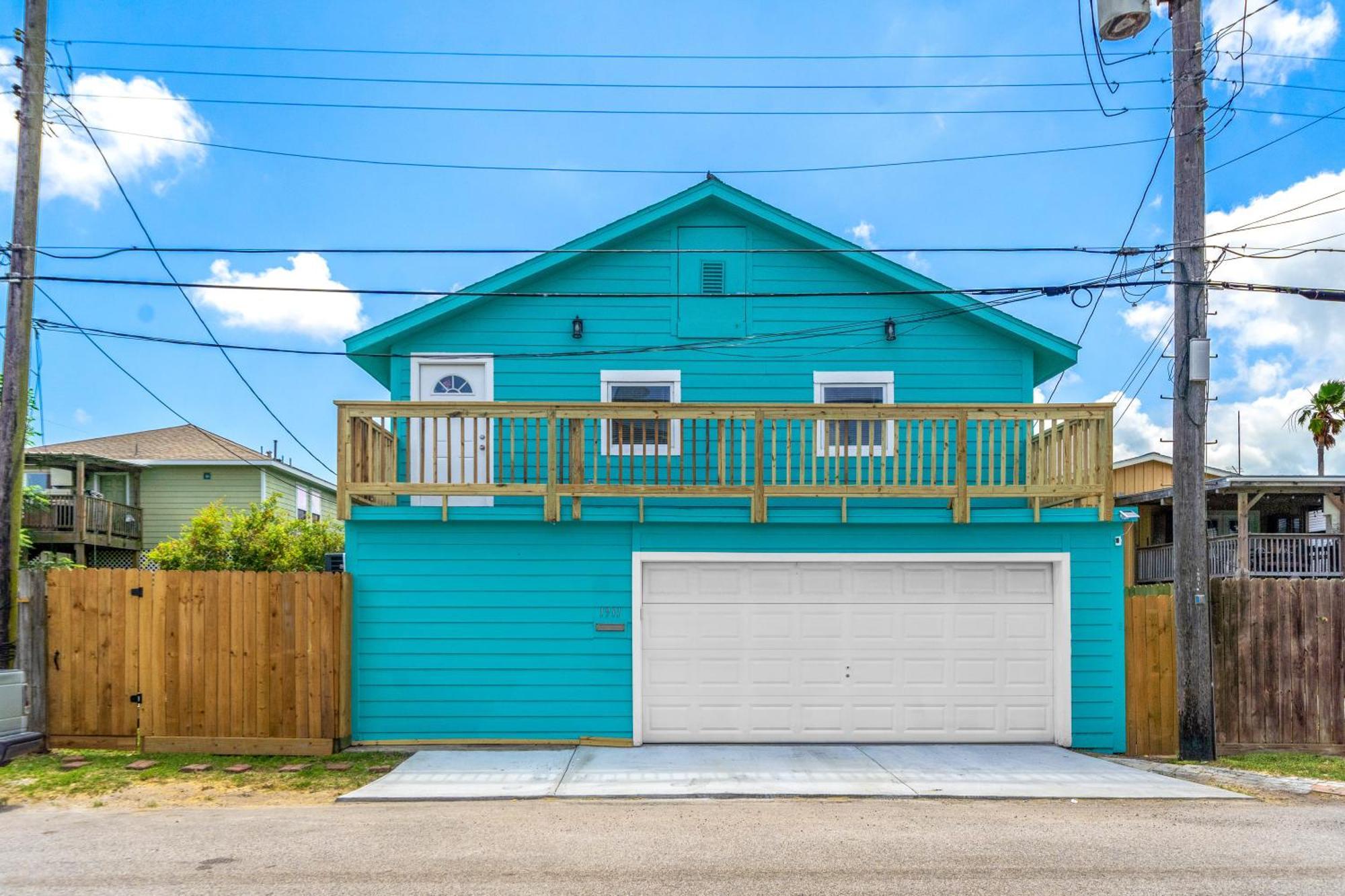 Nr Beach Pier Oasis Game Tables Yard Bbq Galveston Eksteriør billede
