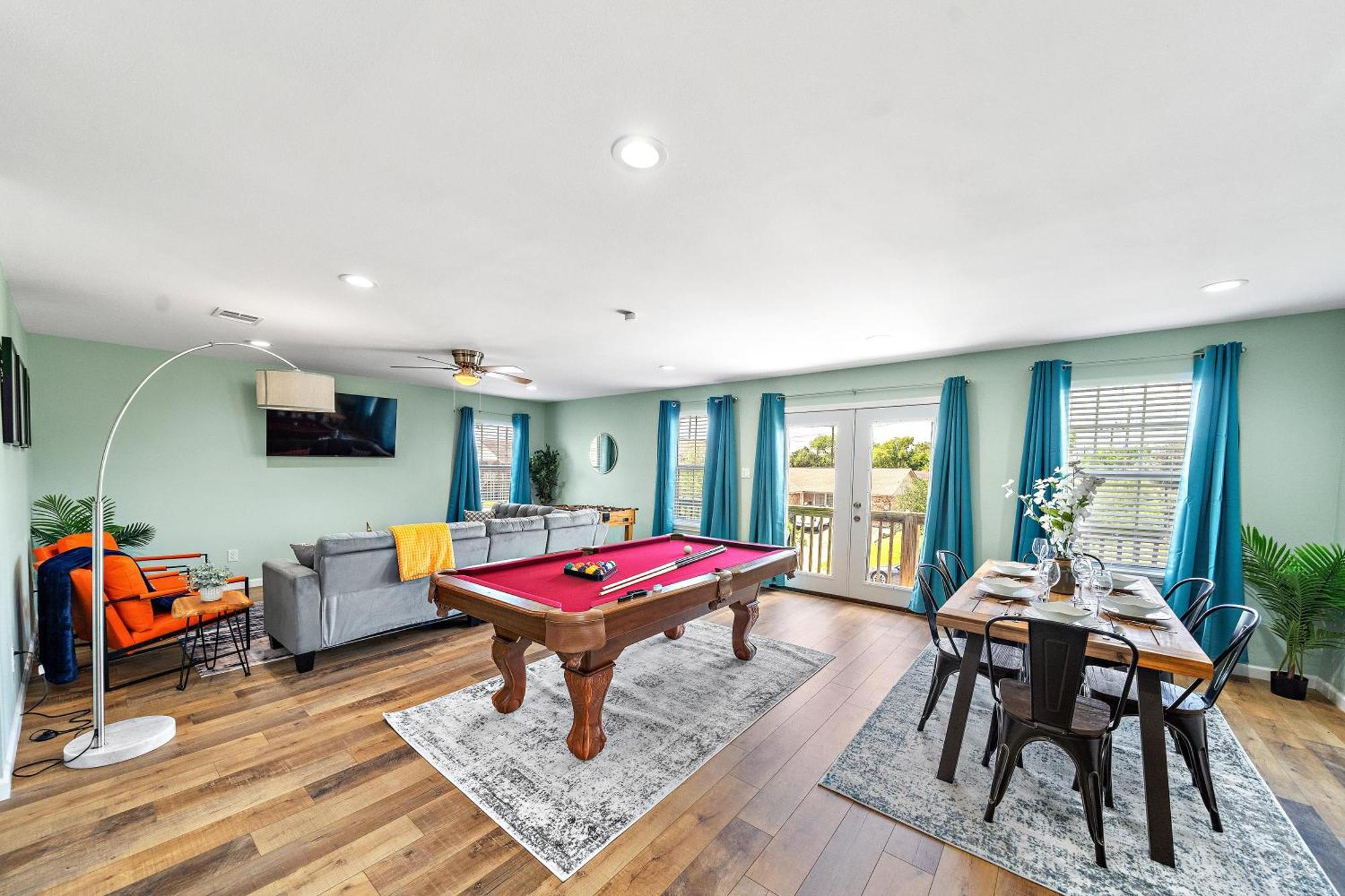 Nr Beach Pier Oasis Game Tables Yard Bbq Galveston Eksteriør billede